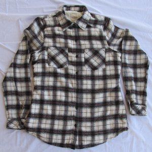 Si Sono Girls Plush Lined Flannel Shirt/Jacket SM.